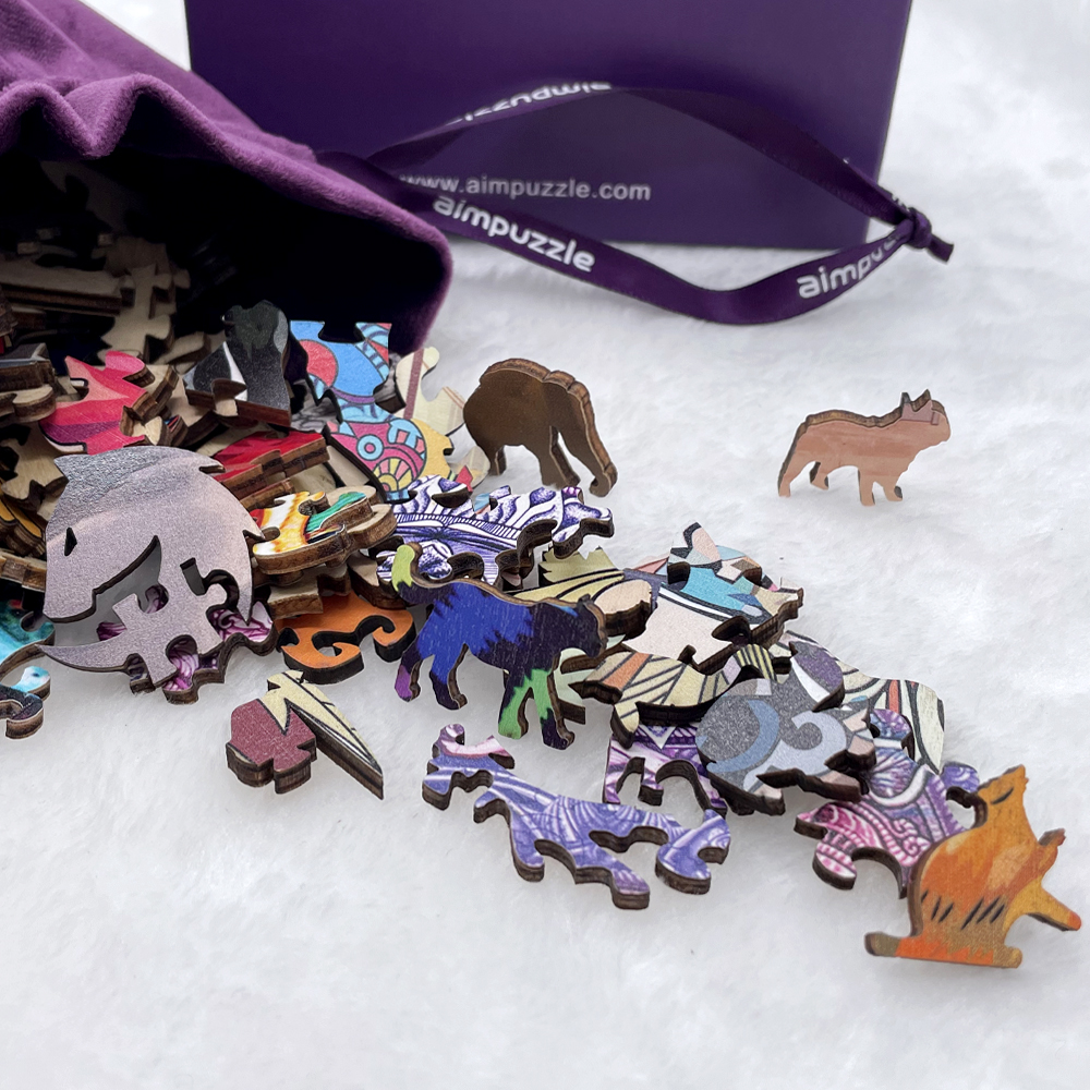 Queen Leopard Wooden Jigsaw Puzzle - aimpuzzle