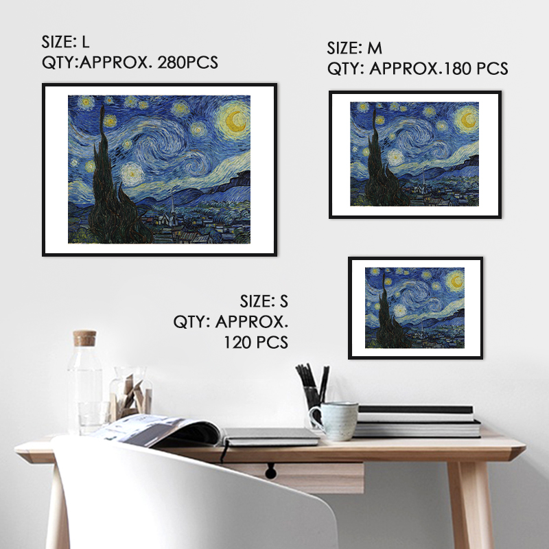 Van Gogh Starry Night Wooden Jigsaw Puzzle - aimpuzzle