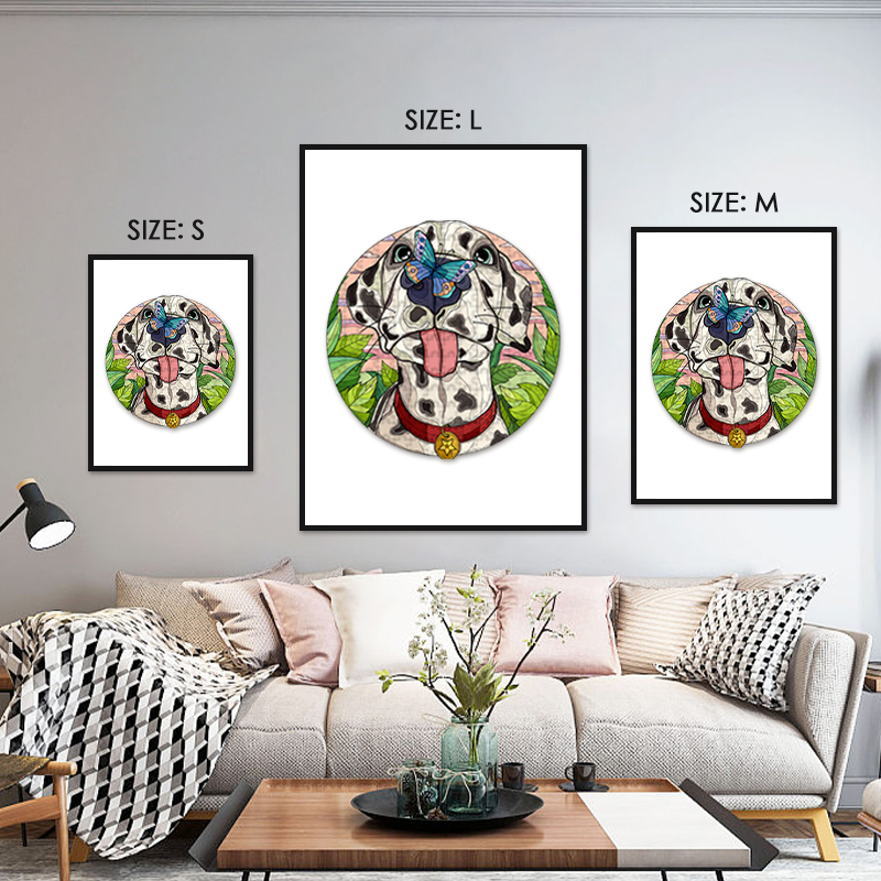Spotted Dog Butterfly Wooden Jigsaw Puzzle - aimpuzzle
