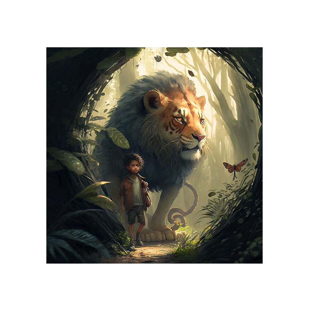 The Lions Companion Wooden Jigsaw Puzzle - aimpuzzle