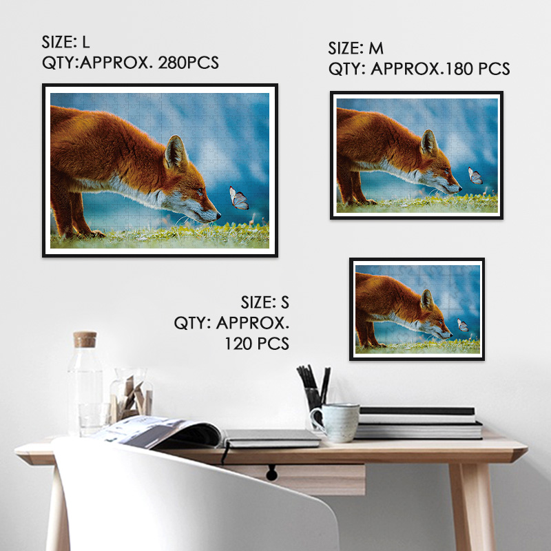 Fox Disc Wooden Jigsaw Puzzle - aimpuzzle