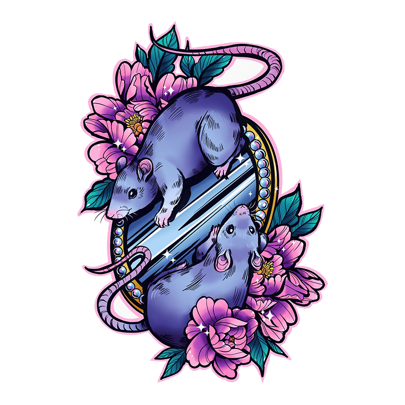 Mirror Rat Wooden Jigsaw Puzzle - aimpuzzle