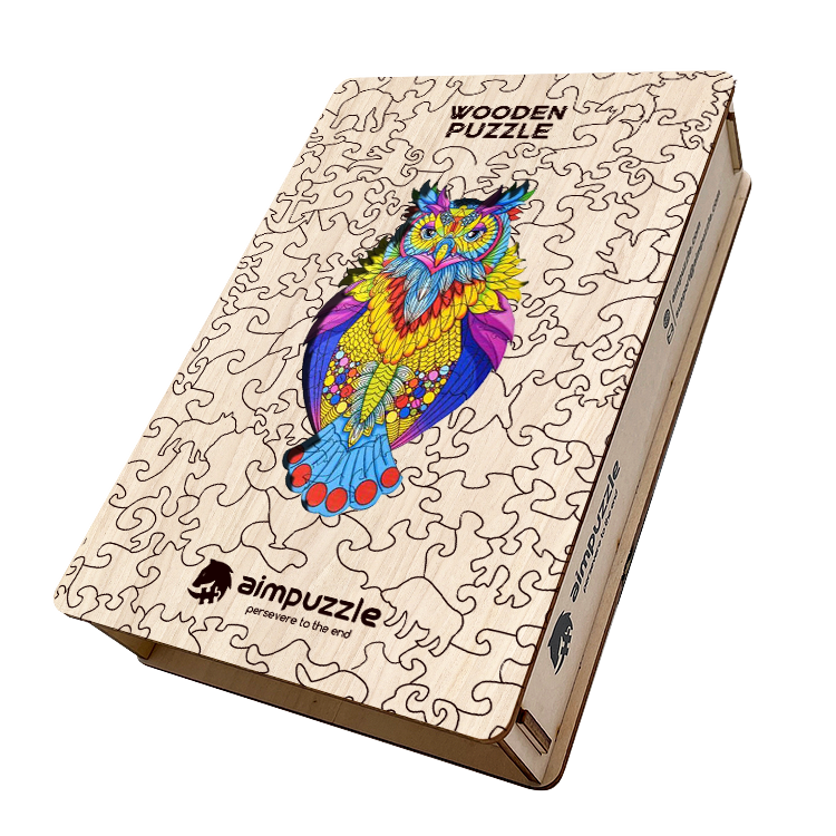 Owl Wooden Jigsaw Puzzle - aimpuzzle