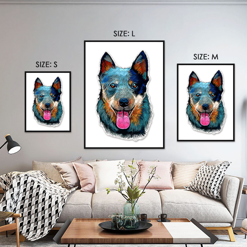 Cute wolf dog Wooden Jigsaw Puzzle - aimpuzzle