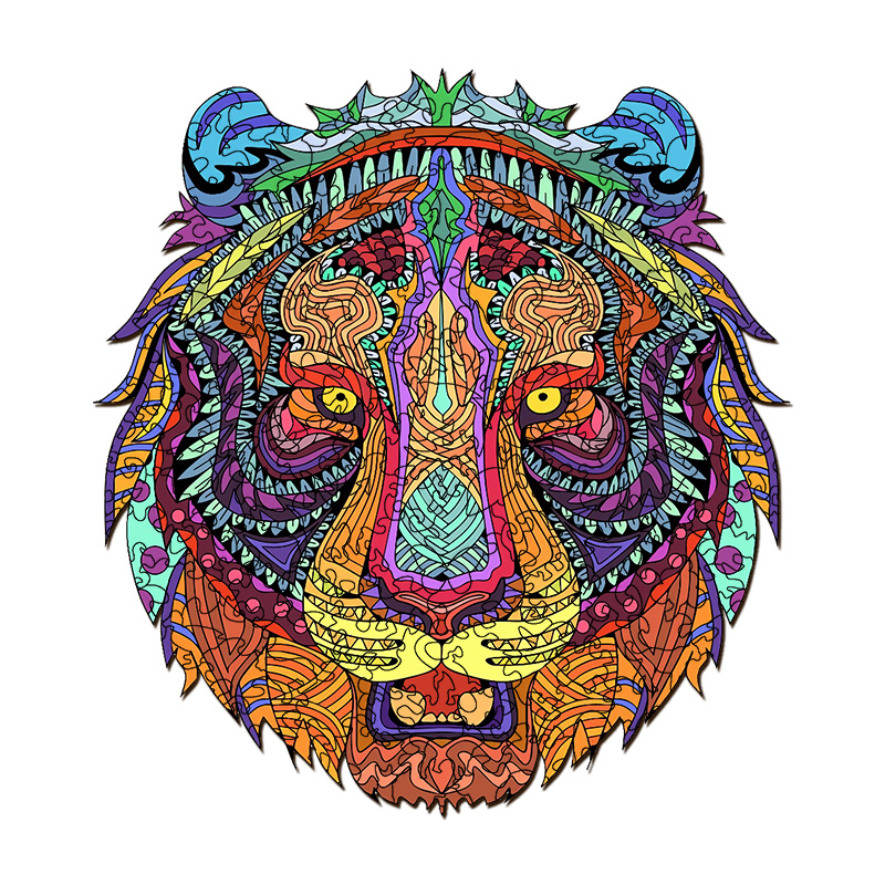 Northen Alaskan Tiger Wooden Jigsaw Puzzle - aimpuzzle