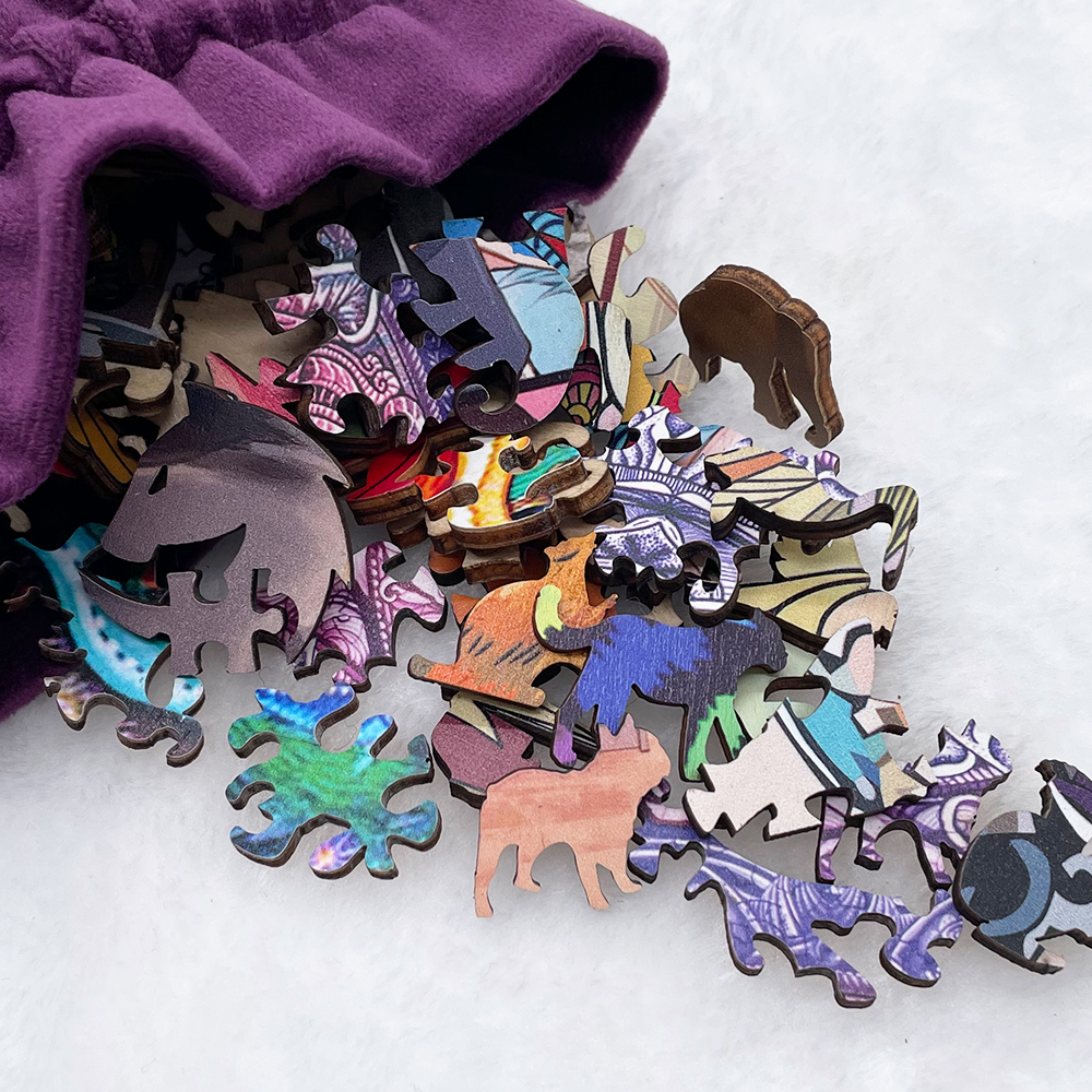 Protector of Water And Fire Dragon Wooden Jigsaw Puzzle - aimpuzzle