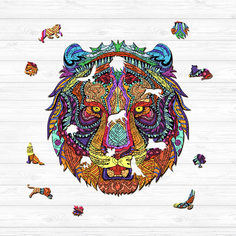 Northen Alaskan Tiger Wooden Jigsaw Puzzle - aimpuzzle