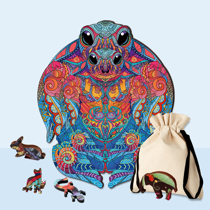 Two Sea Turtles Wooden Jigsaw Puzzle - aimpuzzle