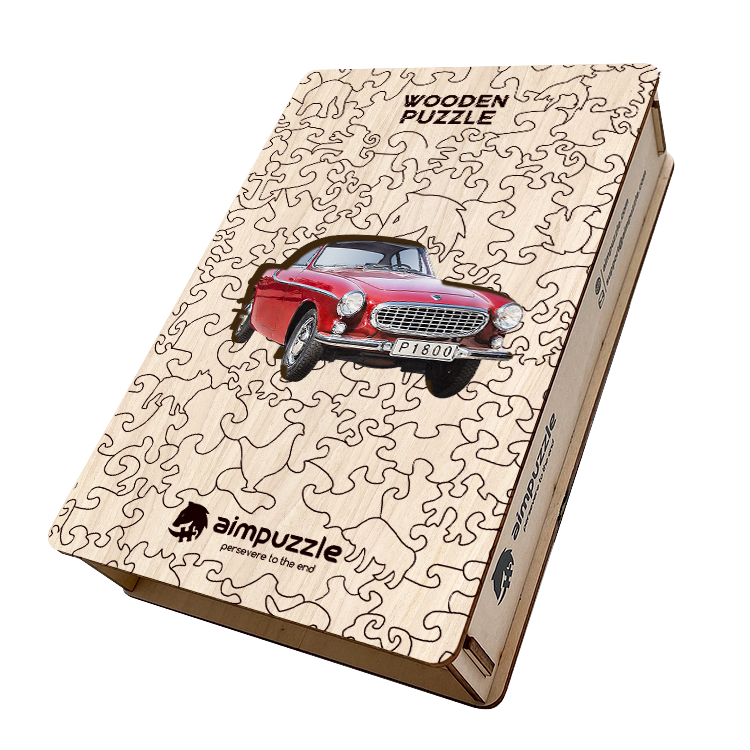 Volvo P1800 Wooden Jigsaw Puzzle - aimpuzzle