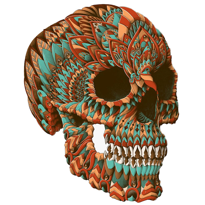 Skull Wooden Jigsaw Puzzle - aimpuzzle