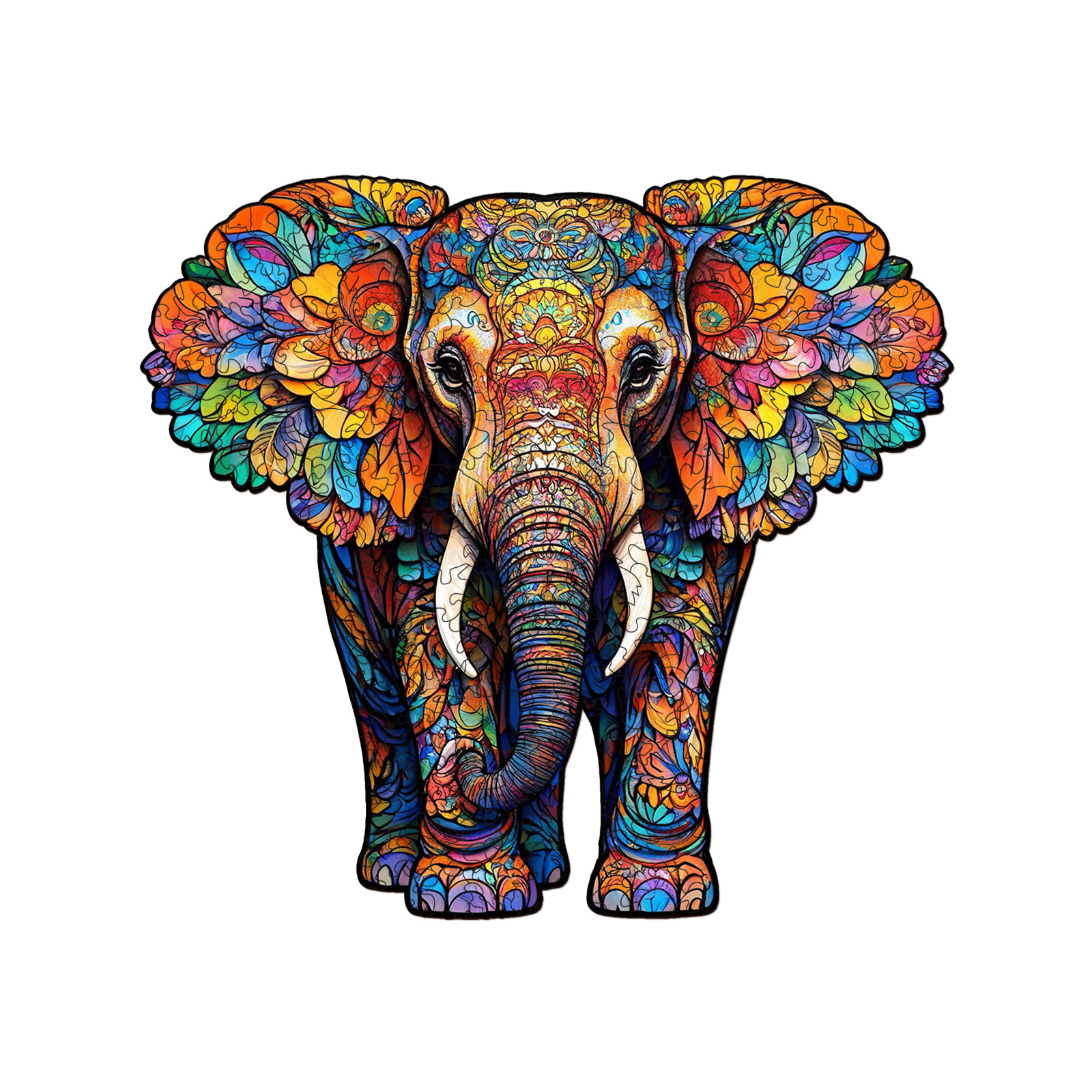 Elephant 3D Vision Wooden Jigsaw Puzzle - aimpuzzle